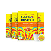 Café Bustelo Dulce de Leche Artificially Flavored, Single Serve Coffee Pods, 10 Count (Pack of 6)