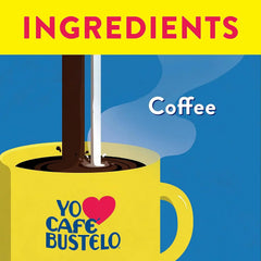 Café Bustelo Espresso Dark Roast Ground Coffee Brick, 16 Ounces (Pack of 1)