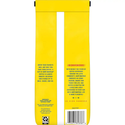 Café Bustelo Dulce de Leche Artificially Flavored Ground Coffee, 11-Oz. Bag (Pack of 6)