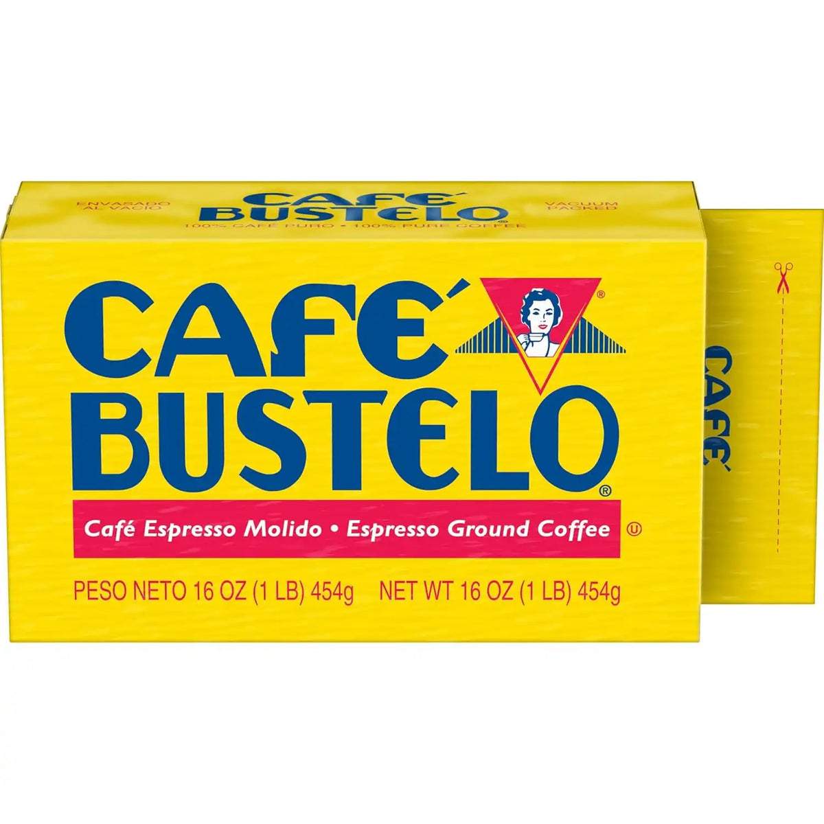 Café Bustelo Espresso Dark Roast Ground Coffee Brick, 16 Ounces (Pack of 1)
