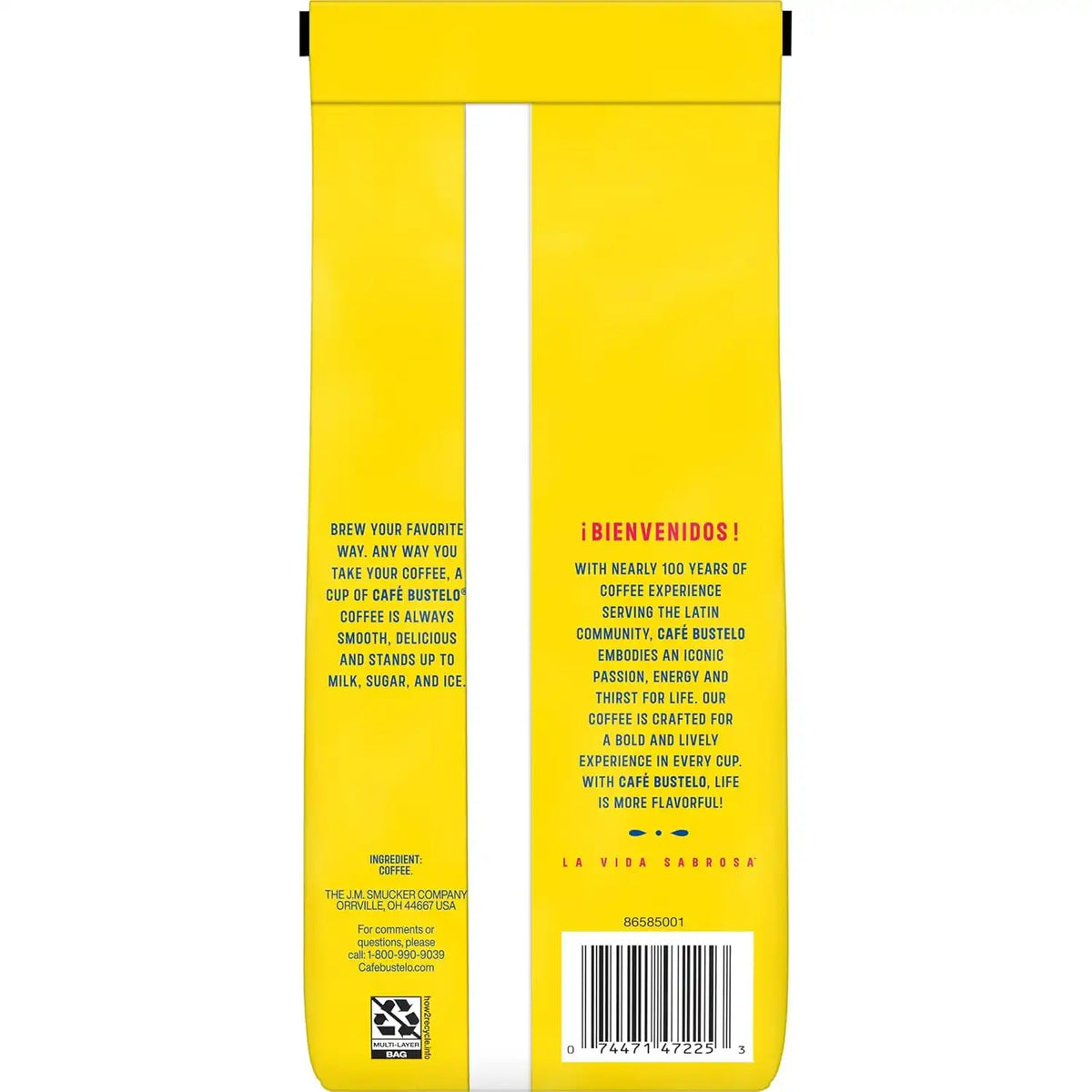 Café Bustelo Light Roast Ground Coffee, 11 Ounce Bag