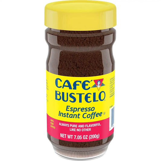 Café Bustelo Espresso Style Dark Roast Instant Coffee, 7.05 Ounces